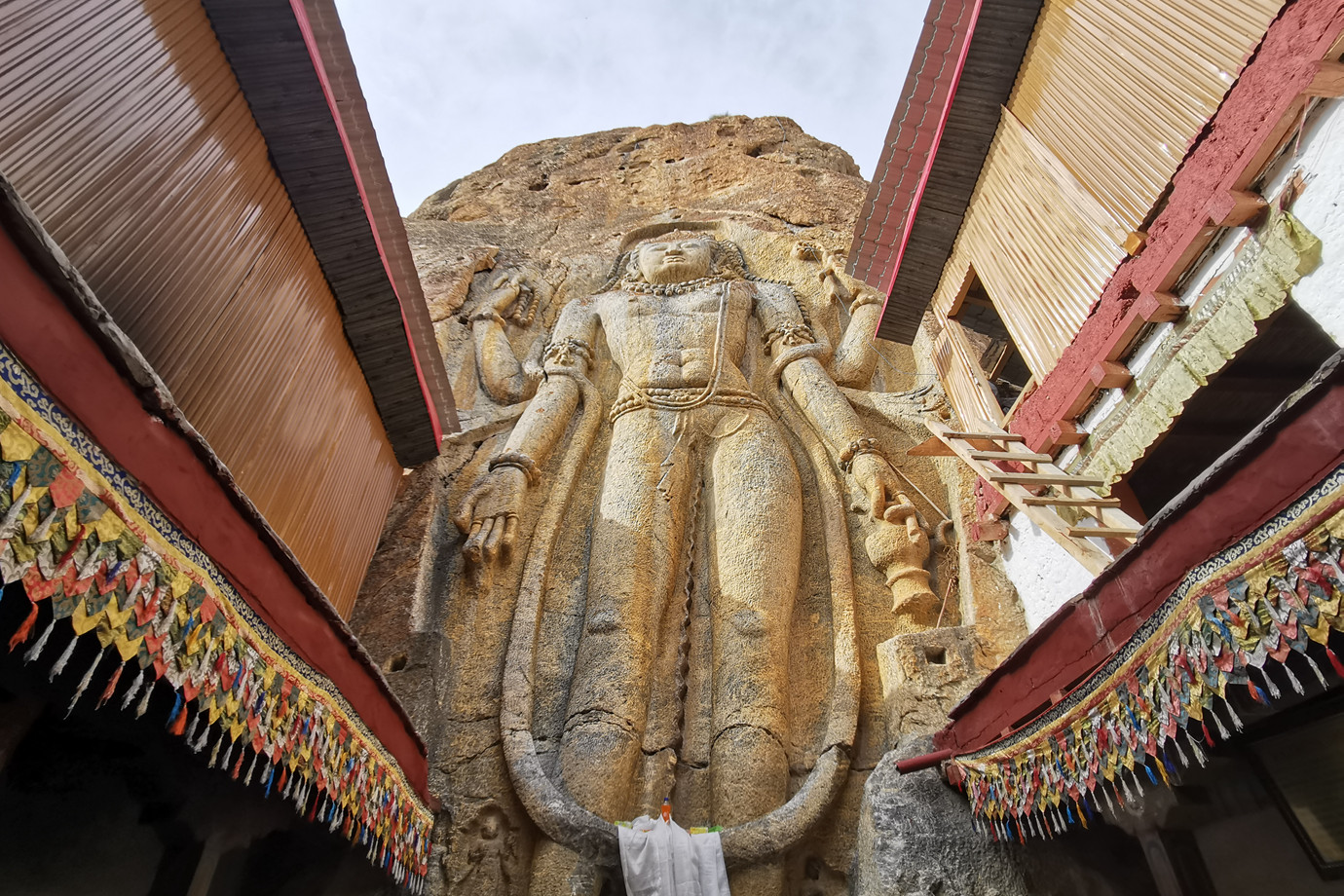 喀什米爾-穆勒別克寺 Mulbekh Temple